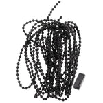 chaîne noires store enrouleur classique réglable 10m matériel plastique pince chaîne