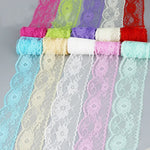 ruban dentelle fleurs rose blanc bleu beige gris rouge vert violet classique polyester écologique