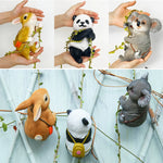 figurines animaux décoratives koala panda lapin escalade corde extérieures patio jardin adorables enfants