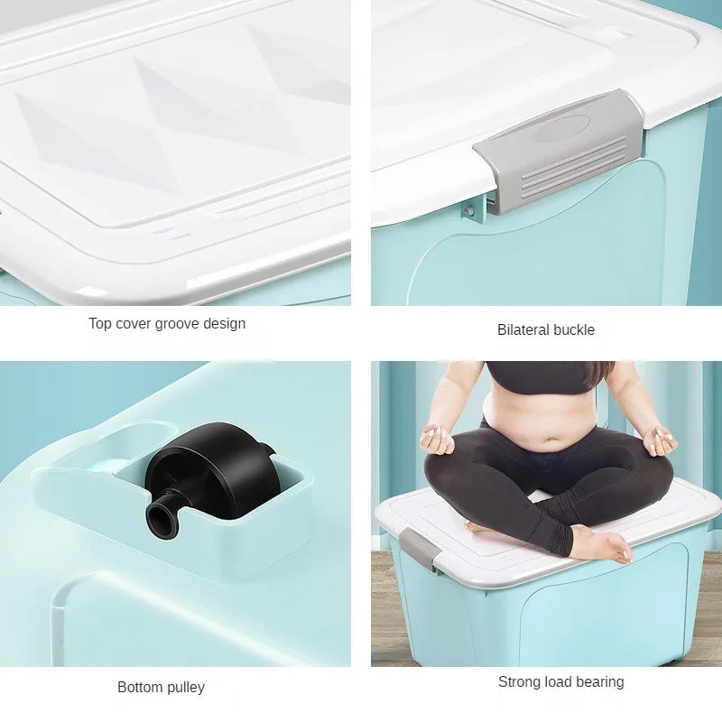 Boîte de rangement plastique utilisée pour le stockage saisonnier