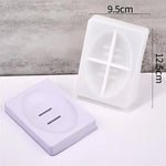 moules savon silicone modernes couleurs variées blanc gris rose bleu clair jaune clair minimaliste