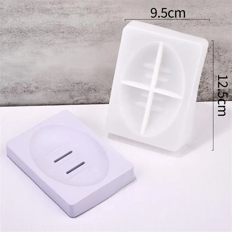 moules savon silicone modernes couleurs variées blanc gris rose bleu clair jaune clair minimaliste