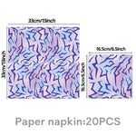 assiettes papier violet serviettes napkins gobelets plastique party purple hunter decorations anniversaire festifs moderne