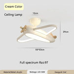 lampe suspendue avion moderne blanc bleu clair contemporain chaînes LED