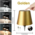 lampe table bouteille charge usb tactile couleurs gradation continue moderne abs