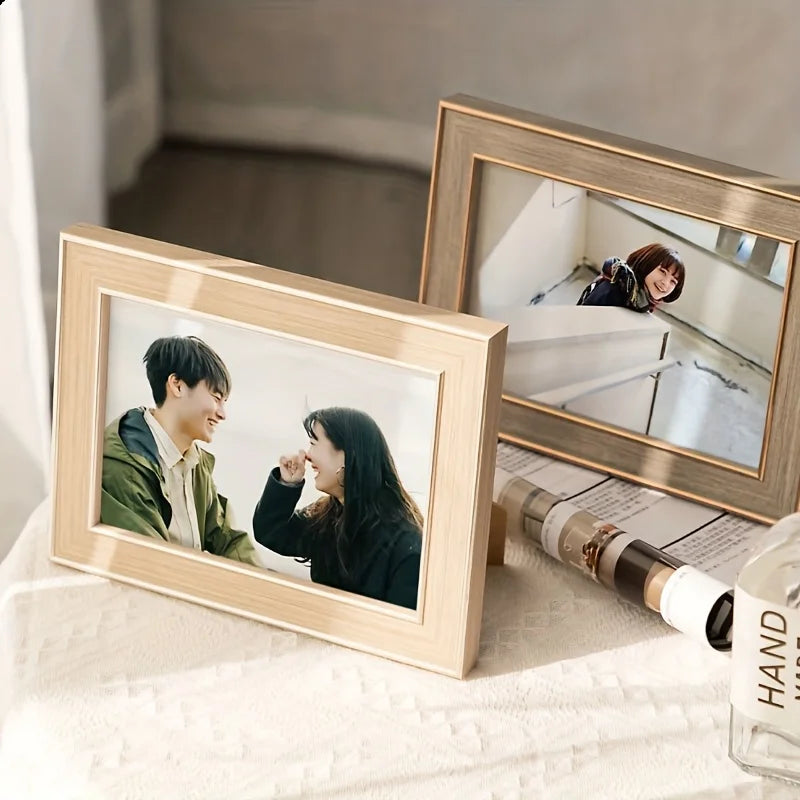 Cadre photo personnalisé brun sur mesure