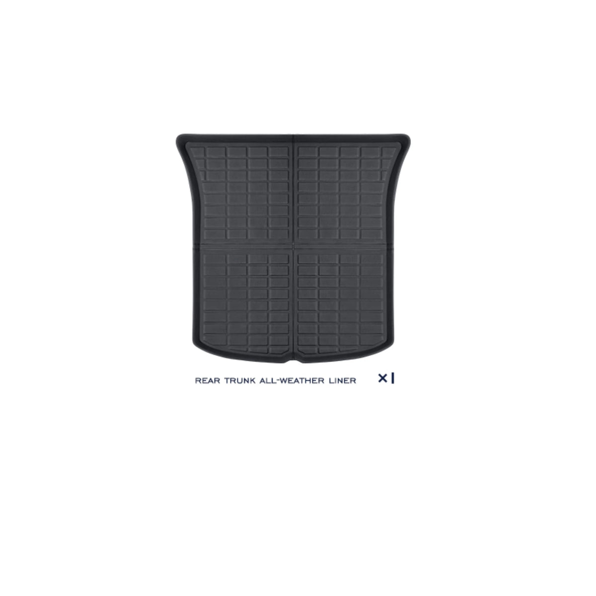 tapis sol voiture tesla noir texture micro perforée moderne