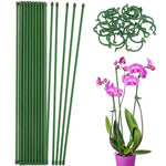 supports plantes vert modernes 30cm 40cm 45cm 10 pièces protections connecteurs