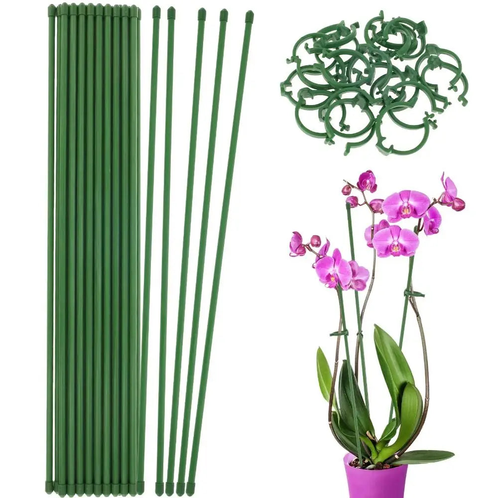 supports plantes vert modernes 30cm 40cm 45cm 10 pièces protections connecteurs