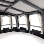 rideaux protection solaire camping car tissu opaque blanc noir gris clair moderne fonctionnel fixations