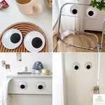 yeux plastique blancs noirs adhésifs décoratifs réfrigérateur diy scrapbooking enfants