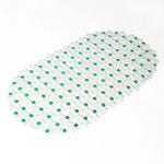 tapis bain antidérapant pvc anti glisse ventouse alvéolaire moderne bleu vert