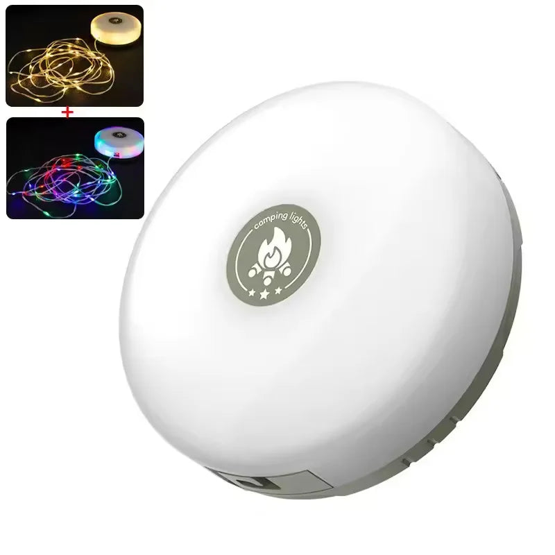 lampe camping led rechargeable blanc vert olive moderne aimant lisse pratiqueextérieur jardin camping