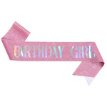 ruban pailleté festif anniversaire fille femme blanc rose bleu vert doré holographique