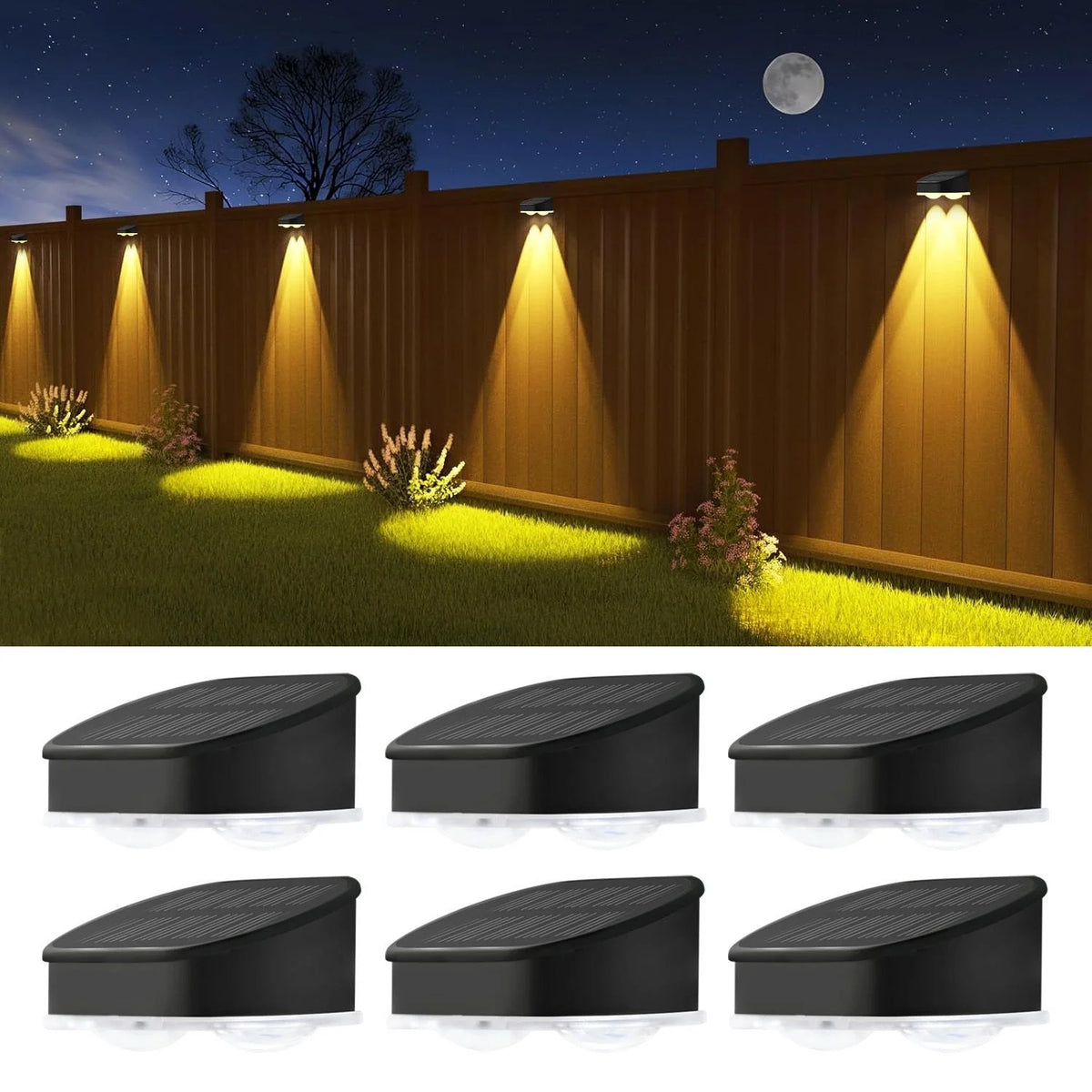 éclairage paysager led solaire extérieur moderne spot ip65 noir mat auto on off