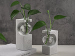 vase silicone texturé moderne gris clair support diy decoration maison