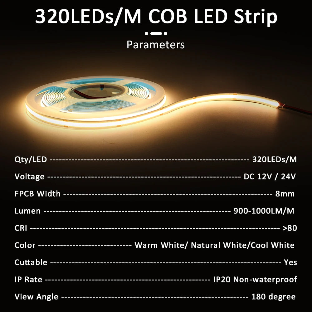 ruban led flexible 5m 320 diodes blanc chaud blanc naturel blanc froid moderne