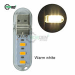 lampe led rechargeable usb moderne transparente blanche ligne led 60lm flux lumineux