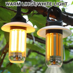 lampe poche portable led rechargeable blanc noir jaune doré transparent bandes vertes moderne compact