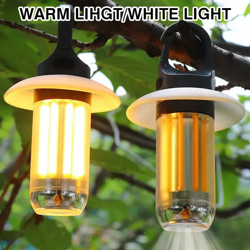 lampe poche portable led rechargeable blanc noir jaune doré transparent bandes vertes moderne compact
