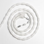 corde blanche moderne adhésive 10m 5m textile opacité matériaux bricolage artisanal decoration