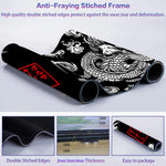 tapis souris grand noir blanc anti dérapant gaming informatique moderne