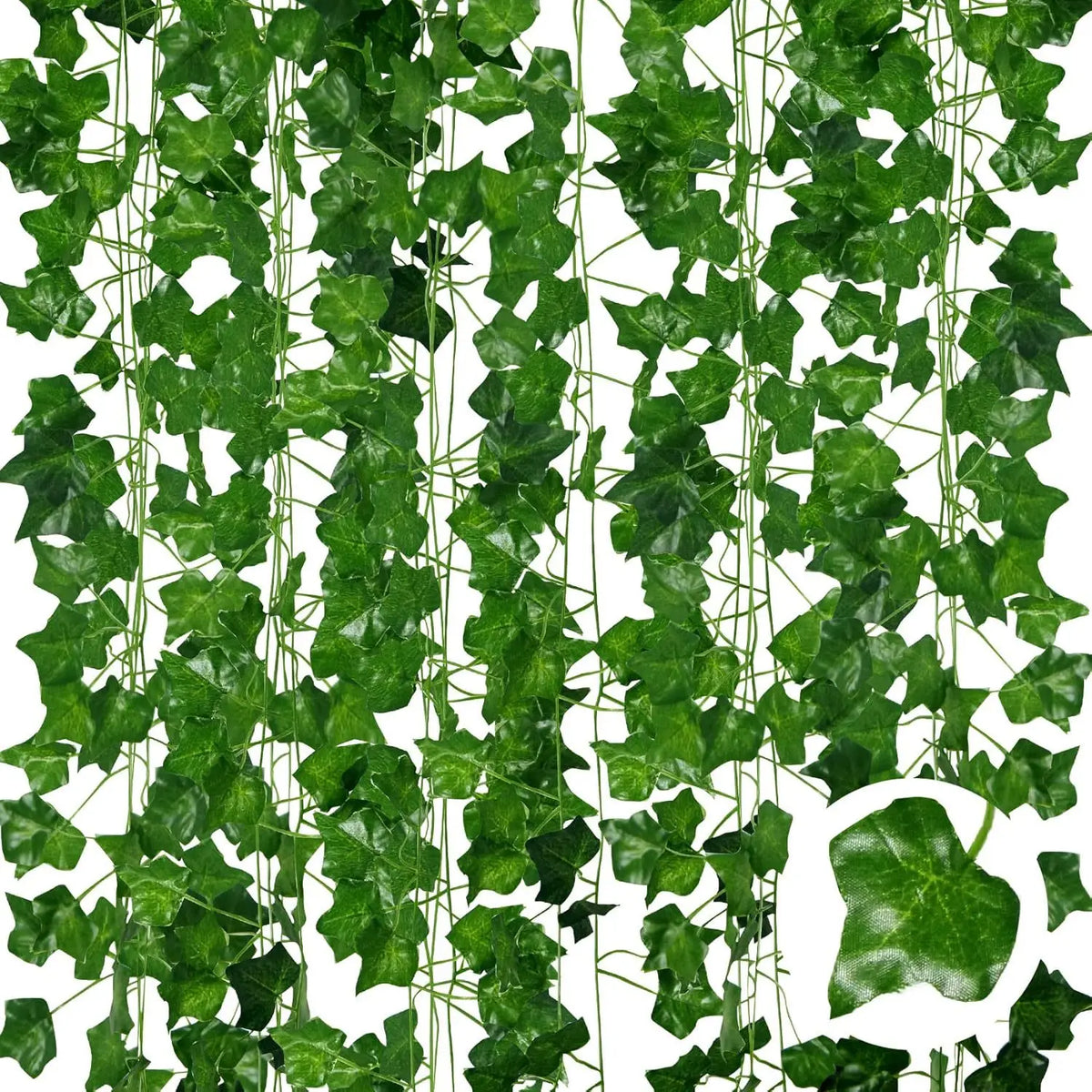 guirlande artificielle feuilles vertes vigne naturelle extérieure suspension décoration maison mariage