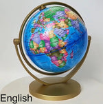 globe terrestre rotatif éducatif support décoration apprentissage carte géographique