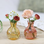 vases transparents modernes artificielles couleurs variées décoration intérieure minimaliste