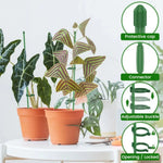 supports plantes vert modernes 30cm 40cm 45cm 10 pièces protections connecteurs