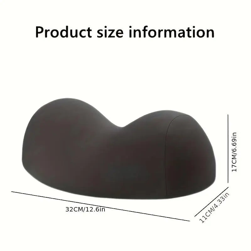 oreiller cervical ergonomique polyester coton rose noir gris massage nuque confortable portable domestique aide