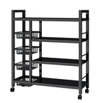 chariot roulette moderne rangement snack épicerie organisation cuisine légumes.storage shelf support mobile multifonctionnel métal