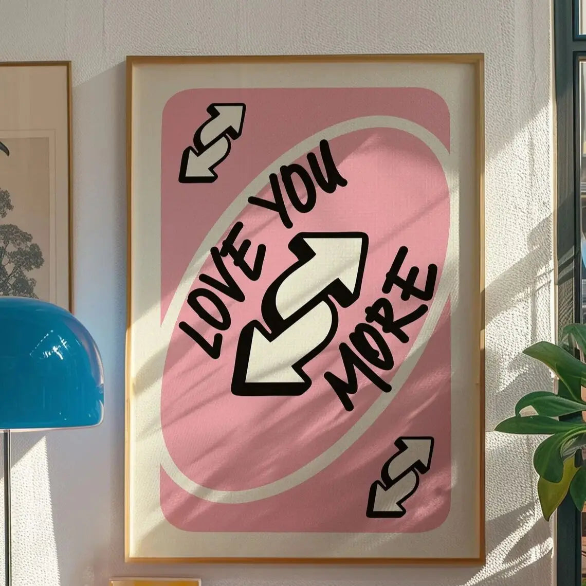 décoration murale moderne toile impression love you more rose plantes frame chambre erotique