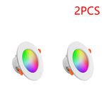 Spot LED Blanc Multicolore Compatible Bluetooth Fixation Vis Moderne 10W 113x50mm