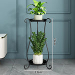 étagères métal or noir blanc plantes intérieur classique moderne autoinstallation multifonctionnels pots
