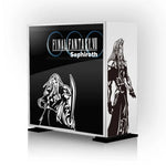 autocollants graphiques final fantasy vii cloud sephiroth tifa vincent boitier pc noir blanc