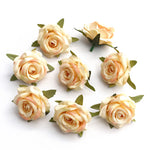 fleurs artificielles roses bouquet blanc rose violet 10 pièces décoration mariage