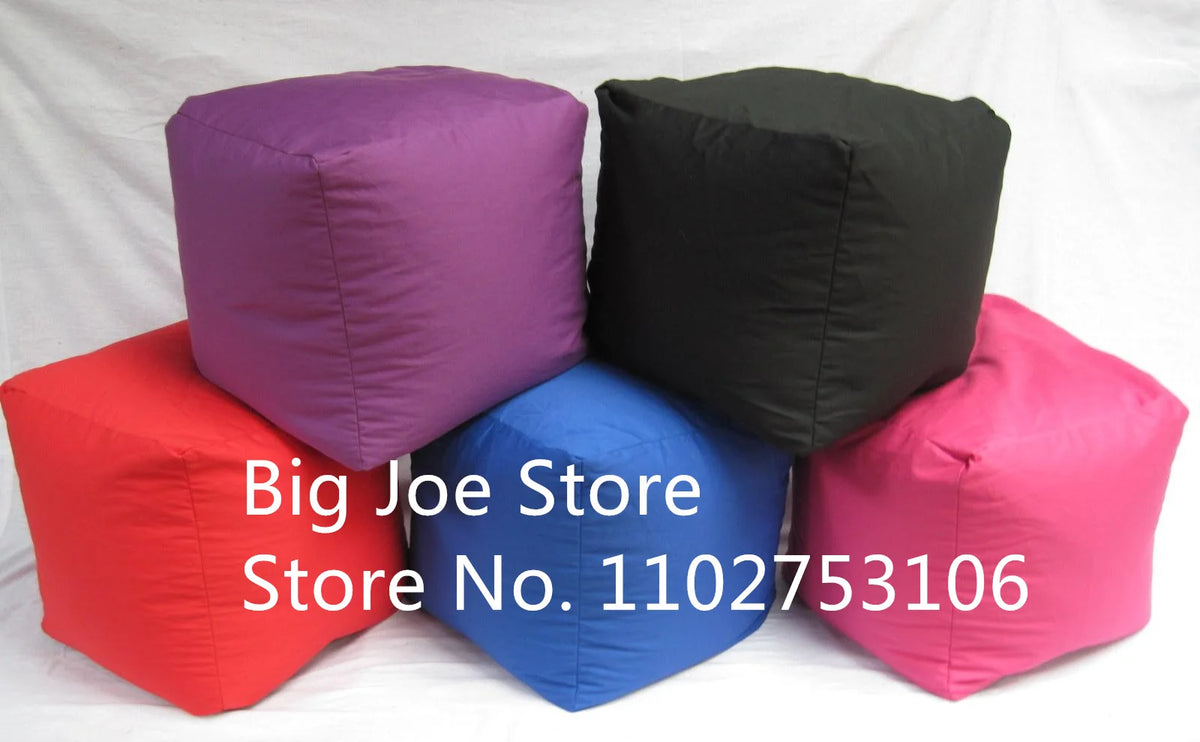 Pouf rond design moderne gris foncé