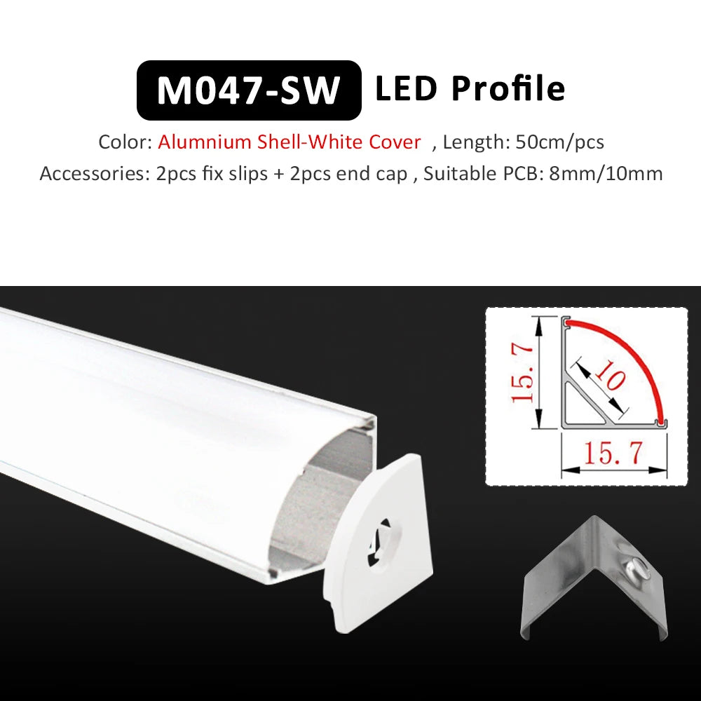 profil led noir blanc moderne 12v certification ul cem lvd rohs led ceiling profile