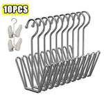 porte souliers argenté moderne réutilisable tringle fixe cintre chaussures séchoir gain place organiser déshumidifier