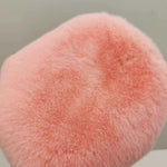 coussins décoratifs fourrure animaux rose clair blanc moderne doux lapin chat nuage