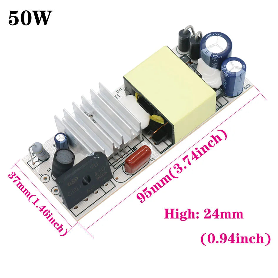 transformateur d'éclairage led 20w 30w 40w 50w alimentation constante 85 265v certifications ccc cqc