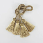 ruban franges tissé classique beige bleu marine deco couture artisanal pendentifs accessoires bricolage