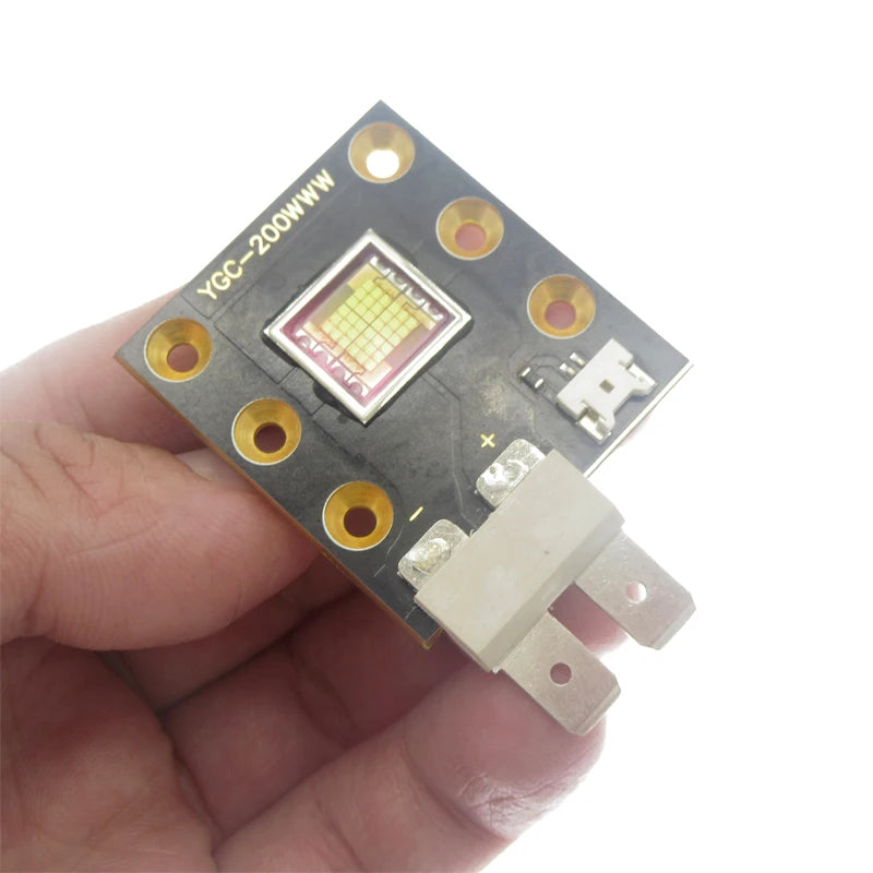 ampoule led chip 200w blanc or noir 700k 7500k 8000k électronique moderne