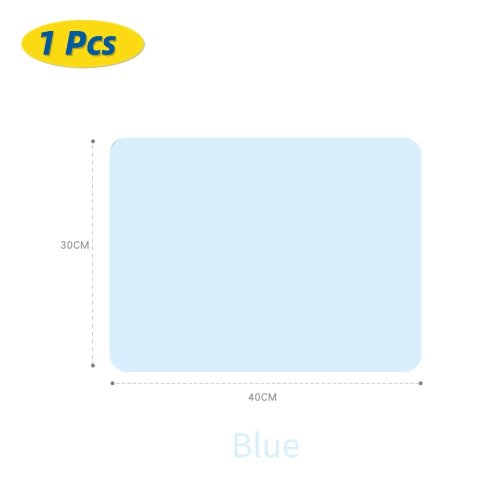 tapis table silicone gris vert jaune moderne respectueux environnement uni antidérapant durable cuisine