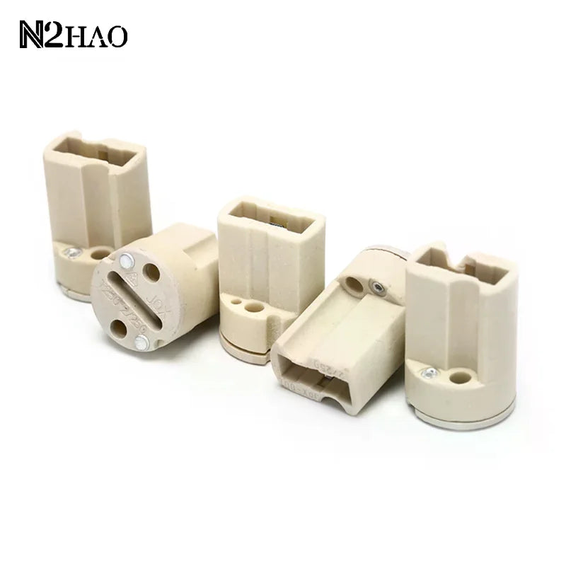 culots lampe beige crème lisses gravés industriel fixations visibles pack pièces