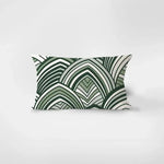 taie d'oreiller moderne motif feuille monstera verte tissu polyester 30x50cm decoration salon lit housse