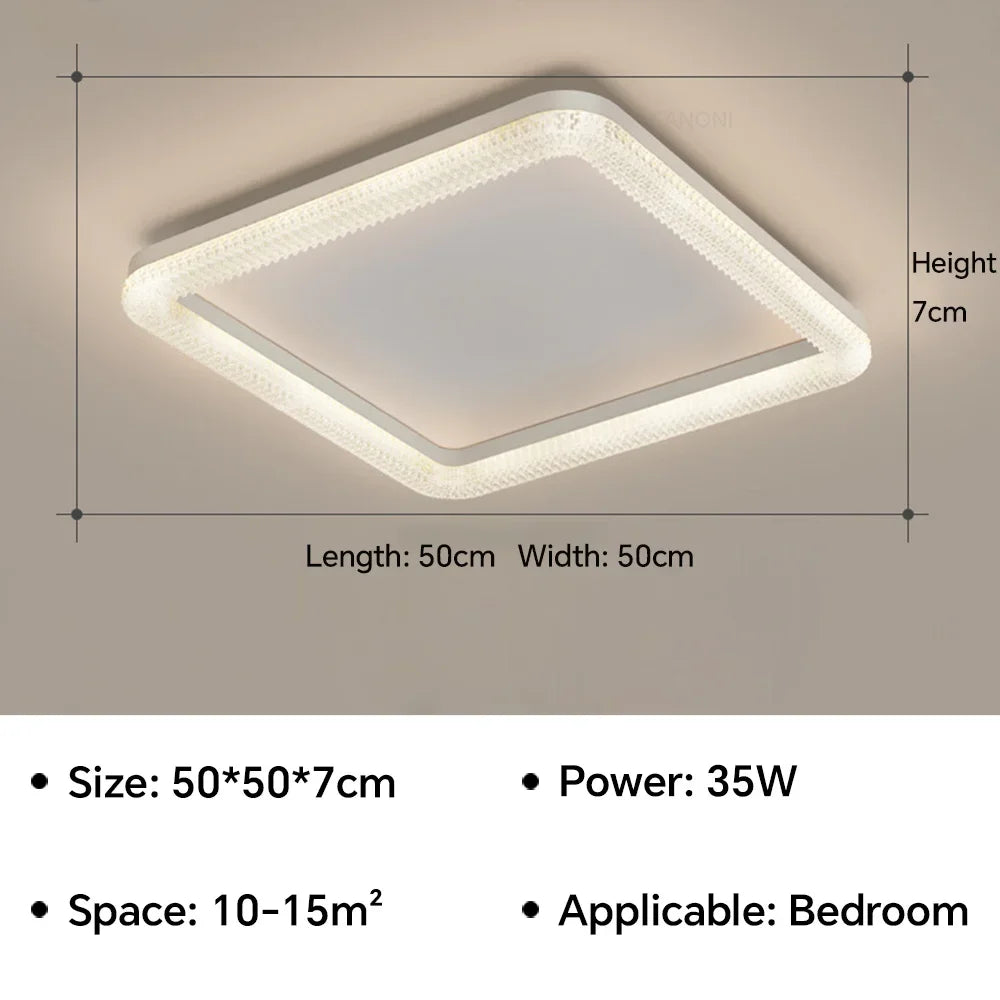 plafonnier led moderne doré blanc strass certifications flux lumineux autonome