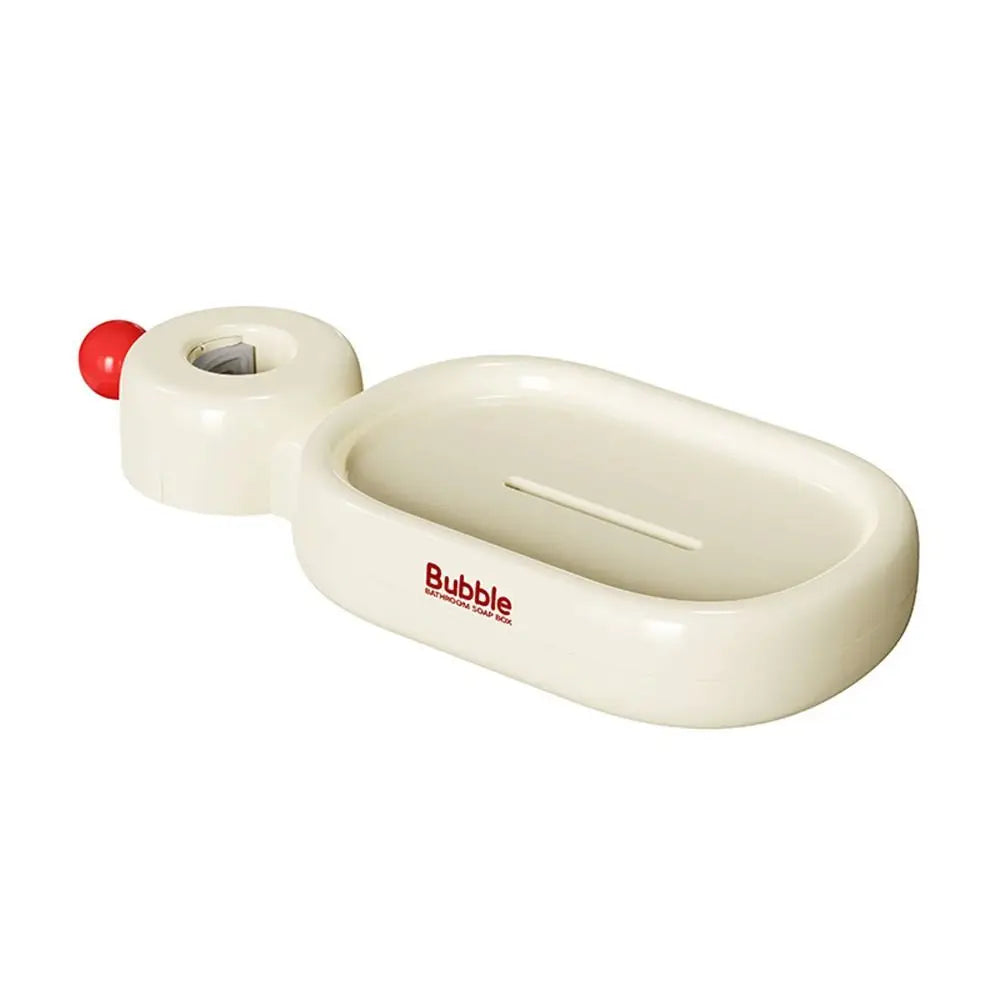 porte savon coulissant clips réglable blanc rose jaune moderne salle bain auto drainant