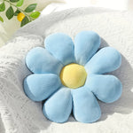 coussin décoratif terry cloth rayures horizontales moderne enfantin rose blanc bleu vert jaune 38cm